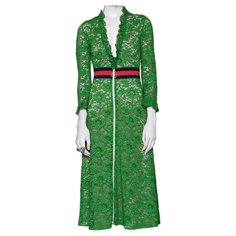 gucci green dress with red ribbon|Gucci inspired dresses.